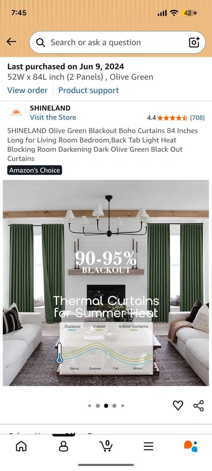 Blackout curtains - (urgent - move out sale) - photo 2