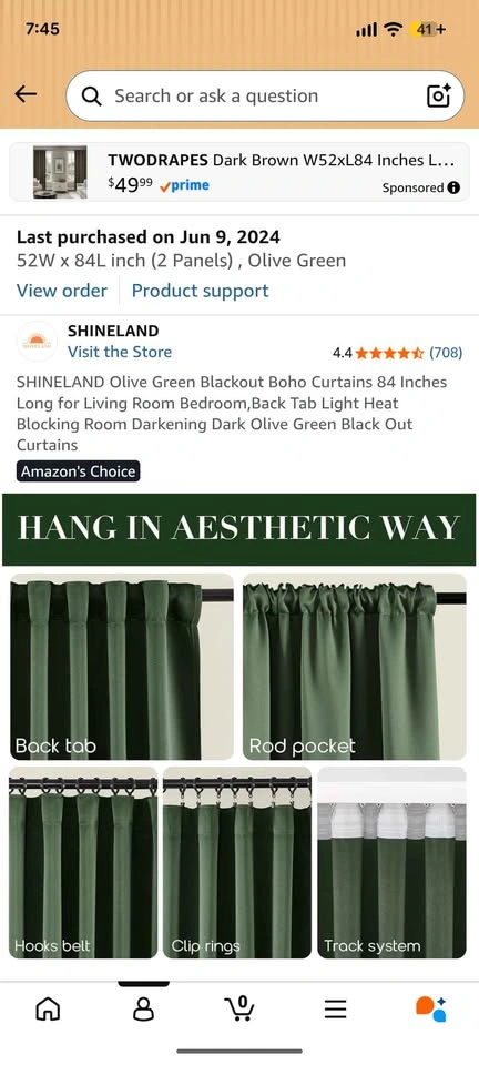 Blackout curtains - (urgent - move out sale) - photo 3