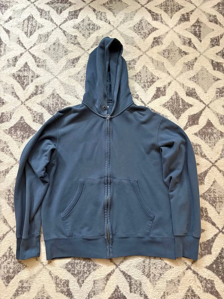 UNIQLO Navy Blue Zip-up Hoodie Men
