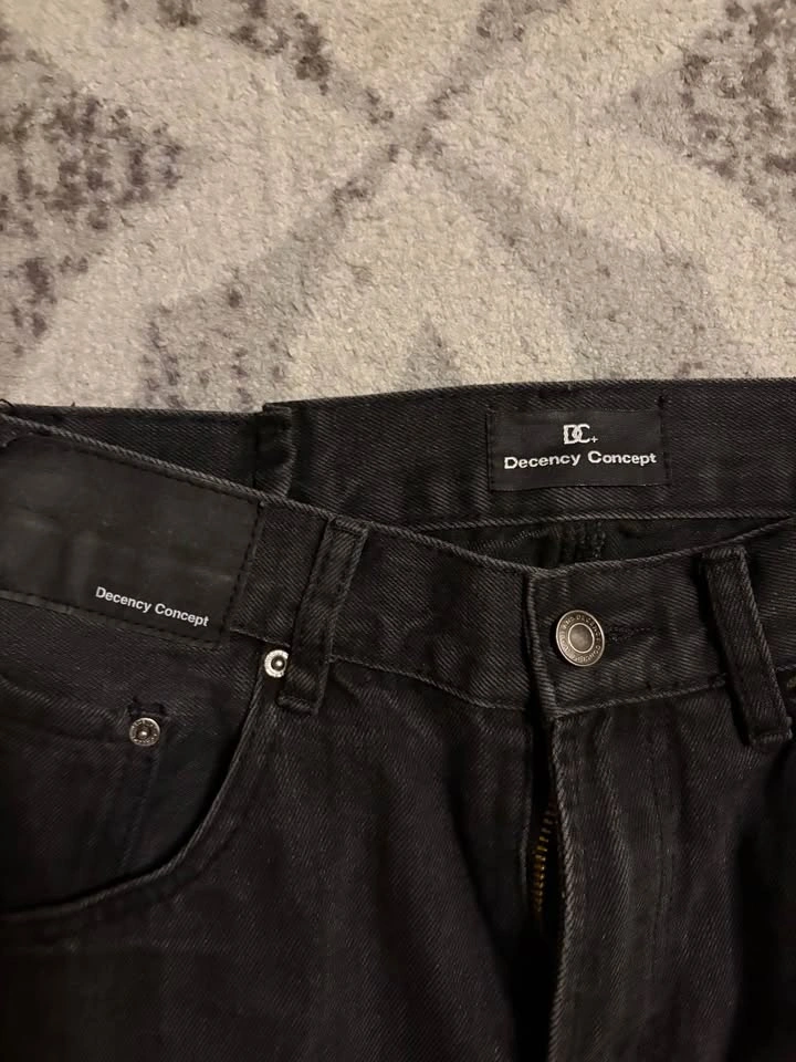 Decency Concept Black Barrel Leg Jeans - photo 3