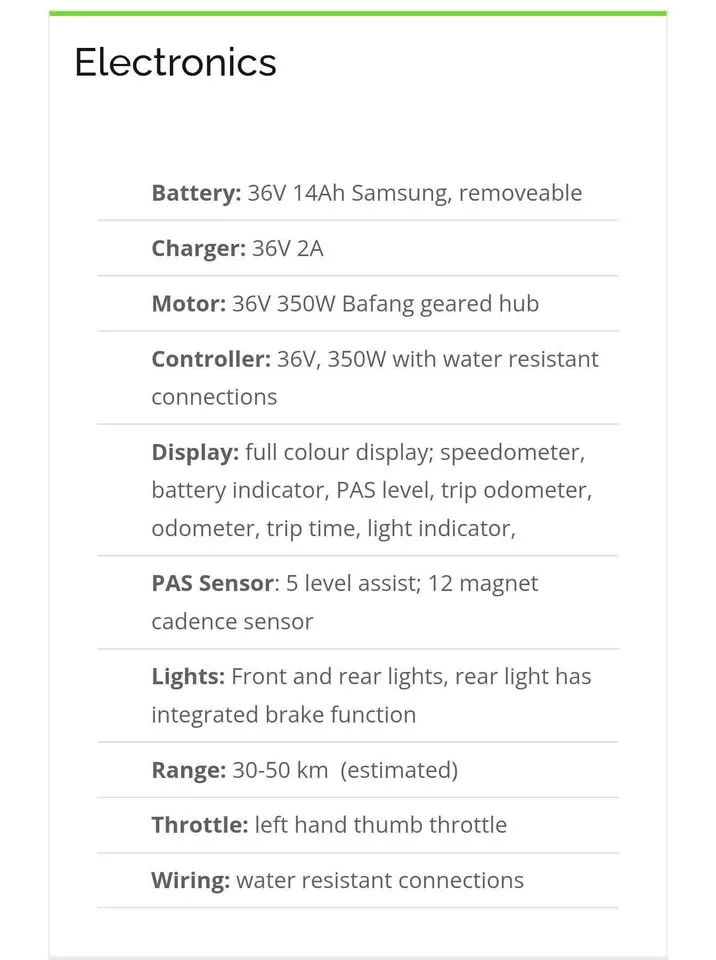 RTG 350 CT Folding E-Bike brand new in box. BLACK image indicator(3)