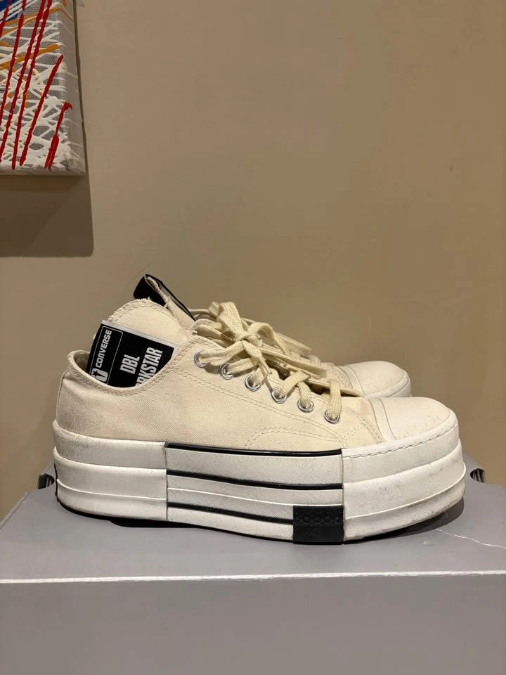 Converse x Rick Owens DRKSHDW DBL DRKSTAR Lows size 7.5 - photo 3