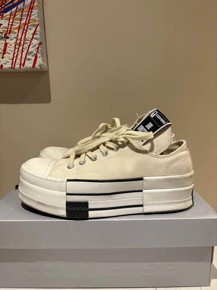 Converse x Rick Owens DRKSHDW DBL DRKSTAR Lows size 7.5 - photo 4