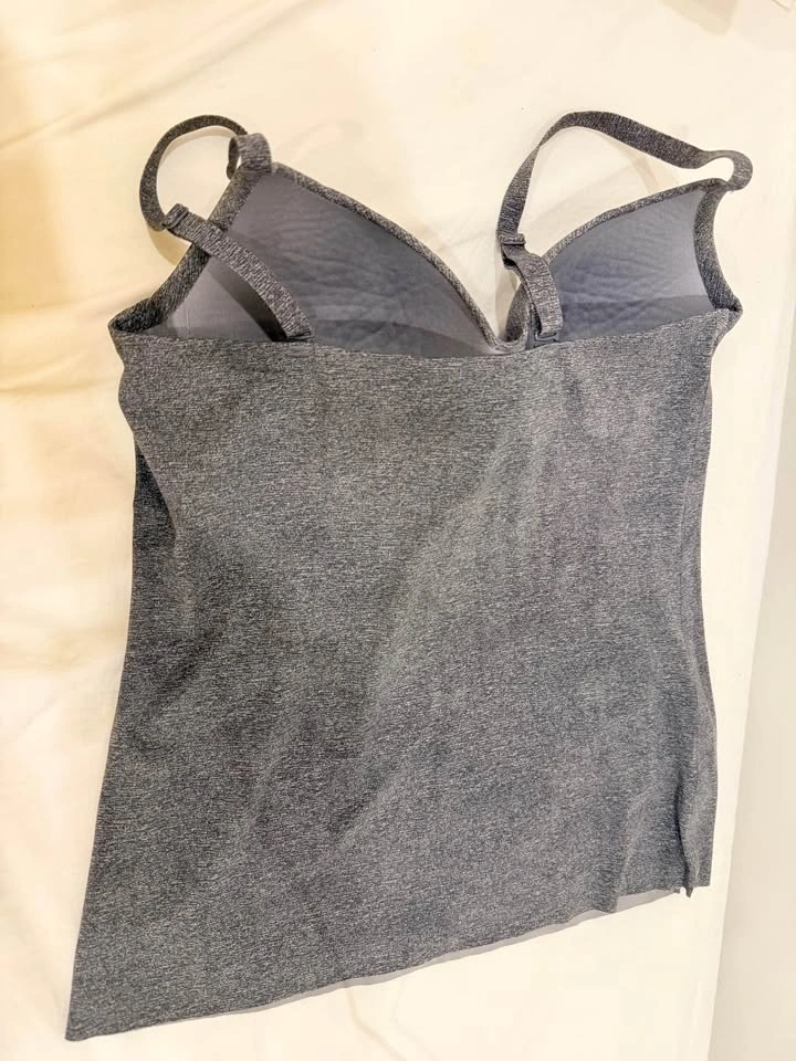 UNIQLO Women’s Built-In Bra Camisole – Grey – Size S - photo 4