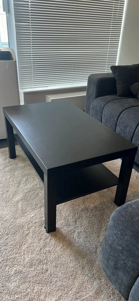 IKEA Black-brown coffee table, 90x95 cm - photo 2