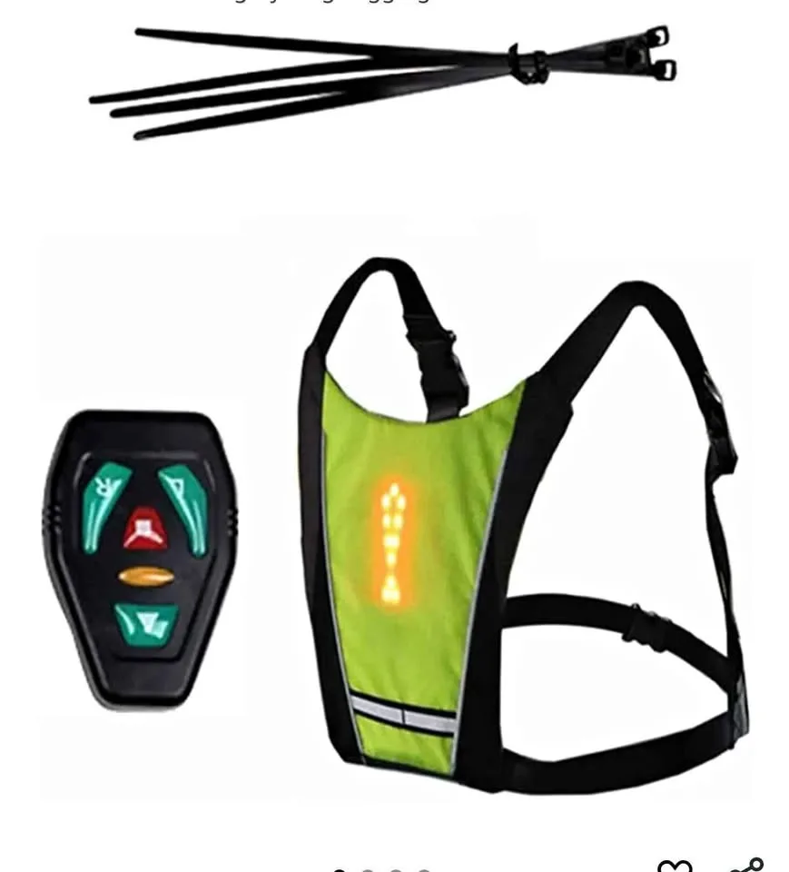 Led safety vest with signals. BNIB 3 available
