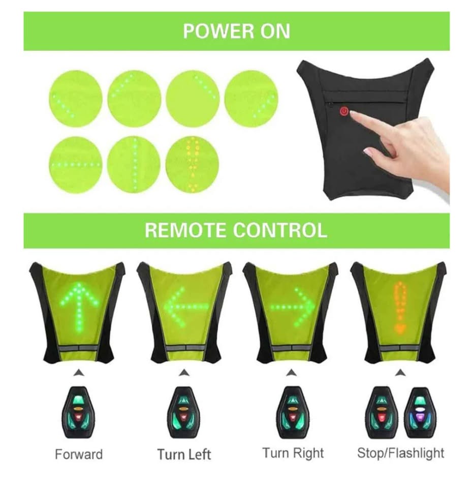 Led safety vest with signals. BNIB 3 available - photo 3