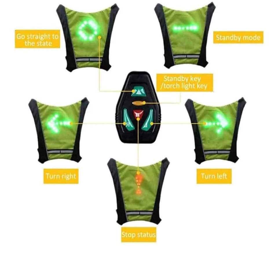 Led safety vest with signals. BNIB 3 available - photo 4