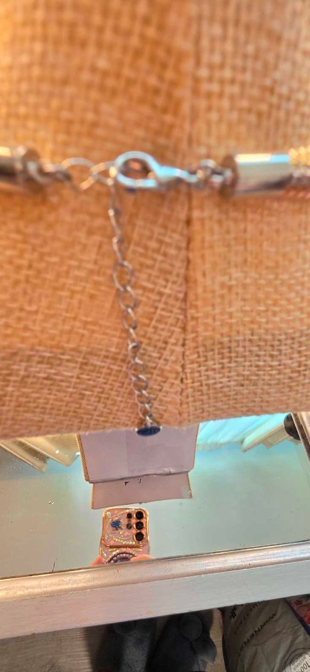 NEW 4 strand/colour FAC Necklace, box chain - photo 4