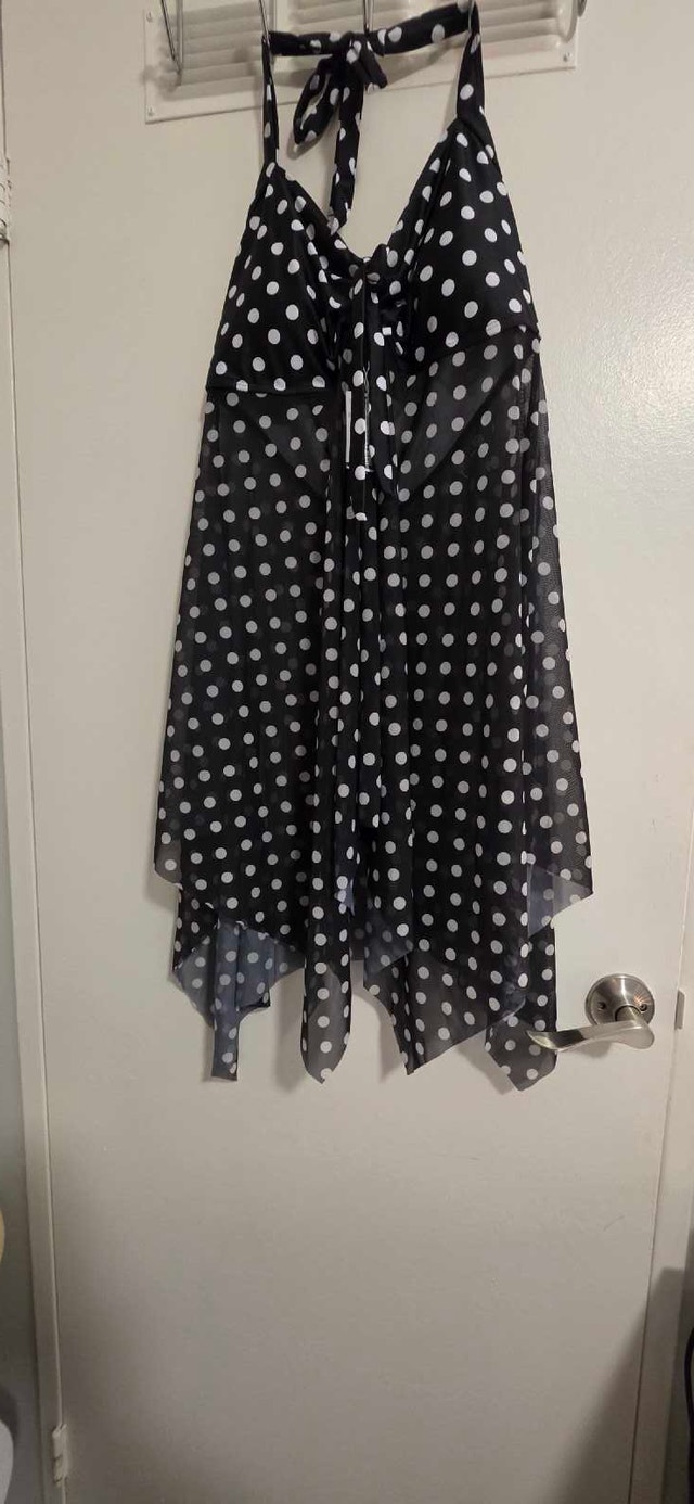 NEW tags on Womans Polka Dot Dress Bathing suit - photo 2