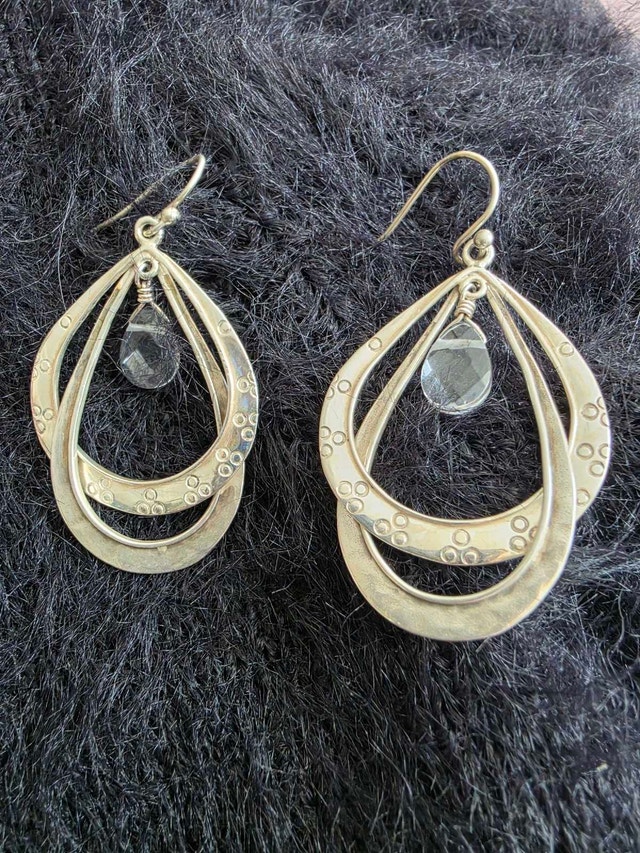 Silpada .925 ss Briolette teardrop dangle earrings, retired - photo 2