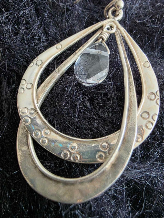 Silpada .925 ss Briolette teardrop dangle earrings, retired - photo 3