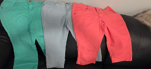 Ladies NEW Capris size 15 stretchy