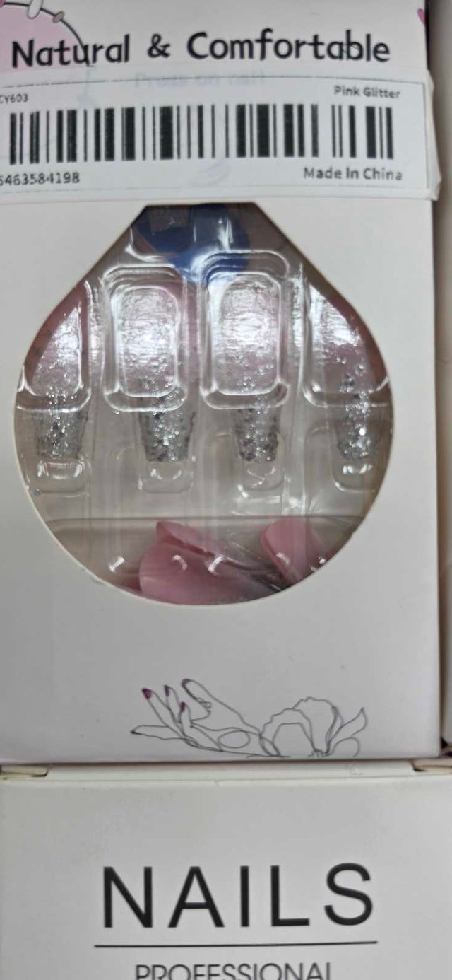 NIB - PRESS ON NAILS w/ adhesive squares and file - photo 4