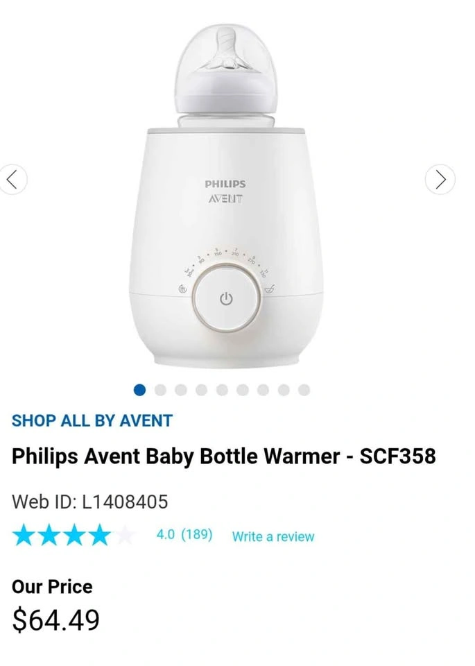 Philips Avent Fast Bottle Warmer - photo 4