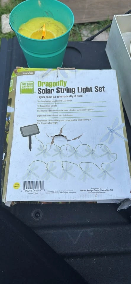 One Stop Gardens Dragonfly Solar String Light Set - photo 2