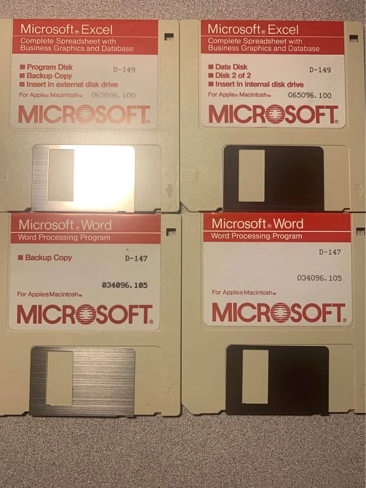 Original Microsoft Office for Macintosh
