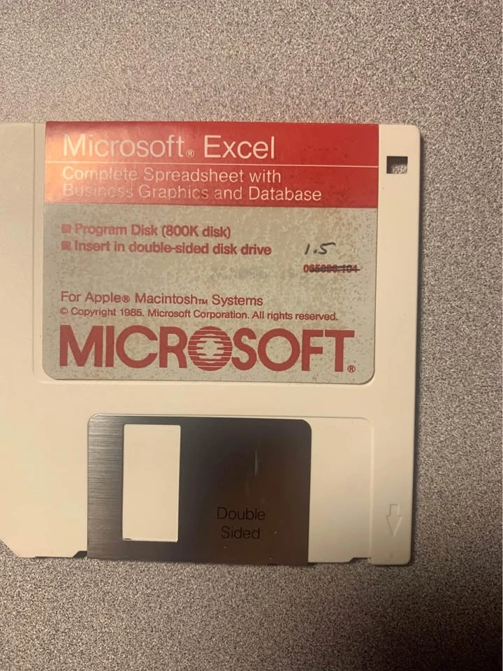 Microsoft excel version 1.5 for Mac