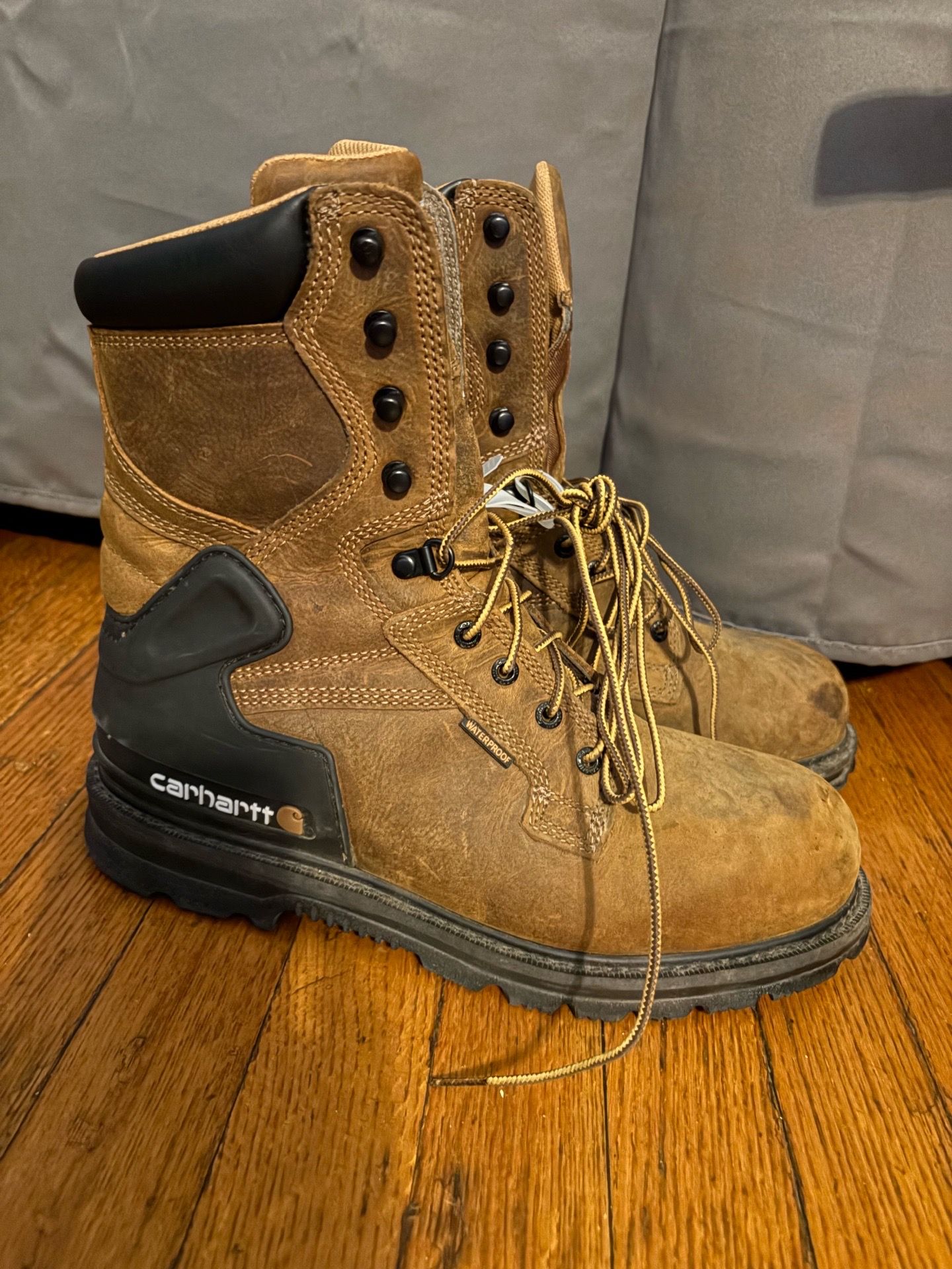 Carhartt Waterproof Work Boots CMW8200 Men's 10 Wide Brown EH - photo 3