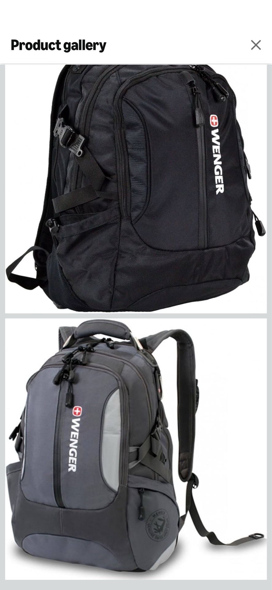 Wenger SA1537 Grey Computer Backpack - photo 3