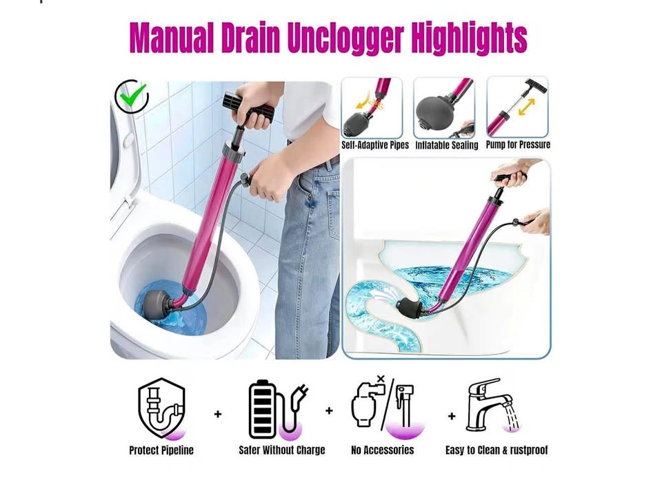 New Manual Drain Unclogger