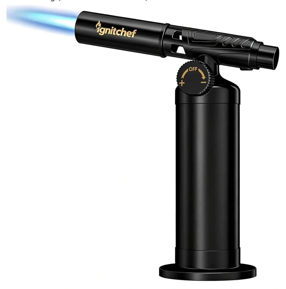 New Metal Butane Torch, Refillable Kitchen Torch