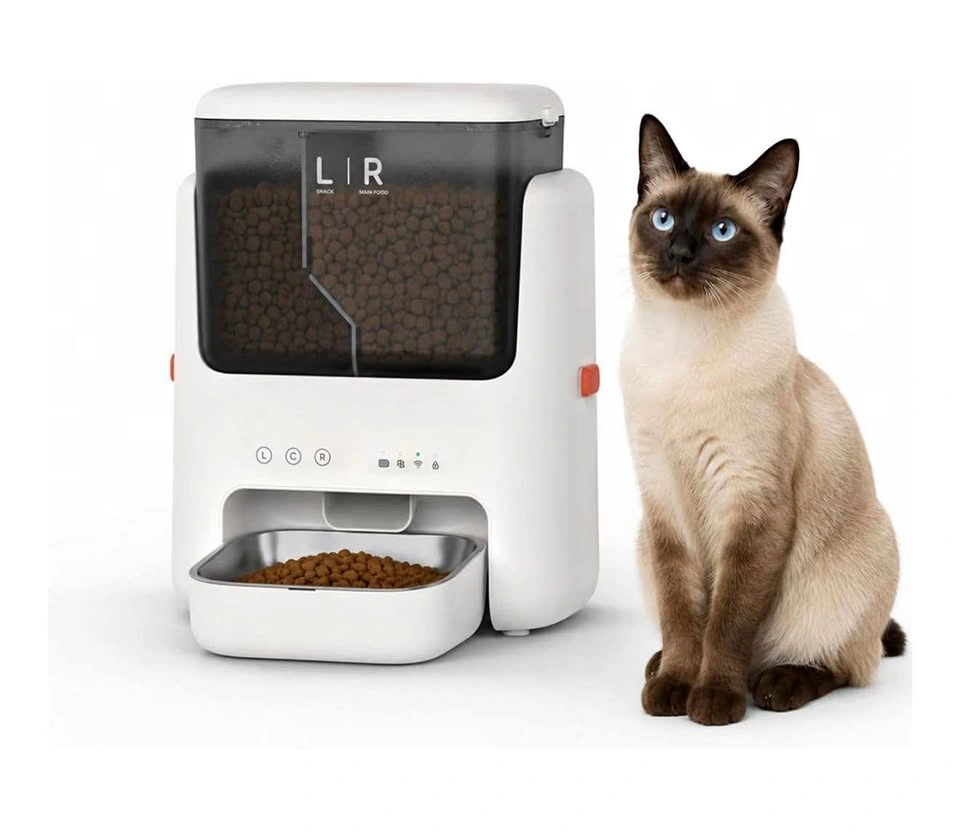 New Dual-Hopper Automatic Feeder for Cats & Dogs