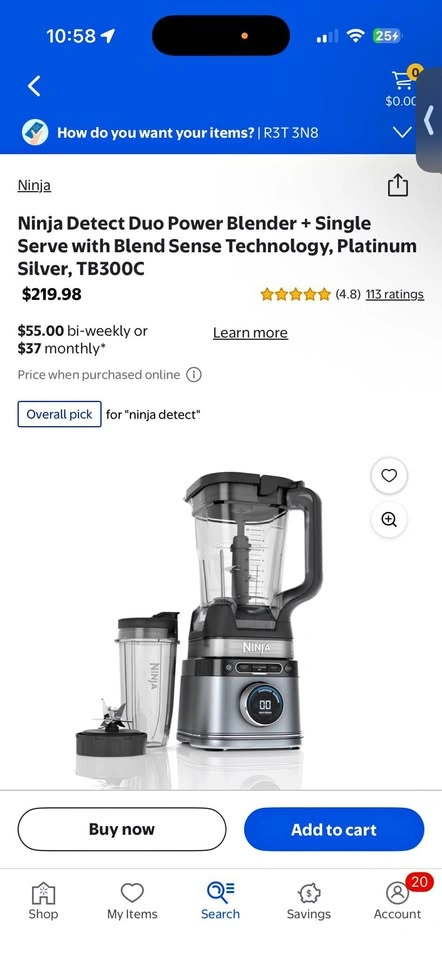Ninja Detect Duo Power Blender, Seal Packed