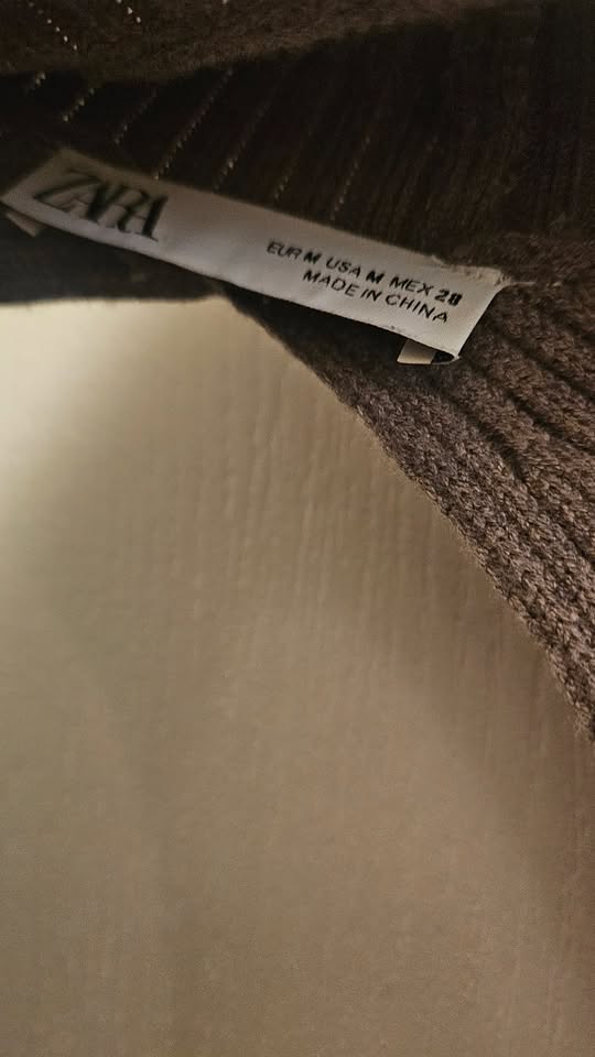 Zara ribbed knit turtleneck arm warmer and turtleneck - photo 3