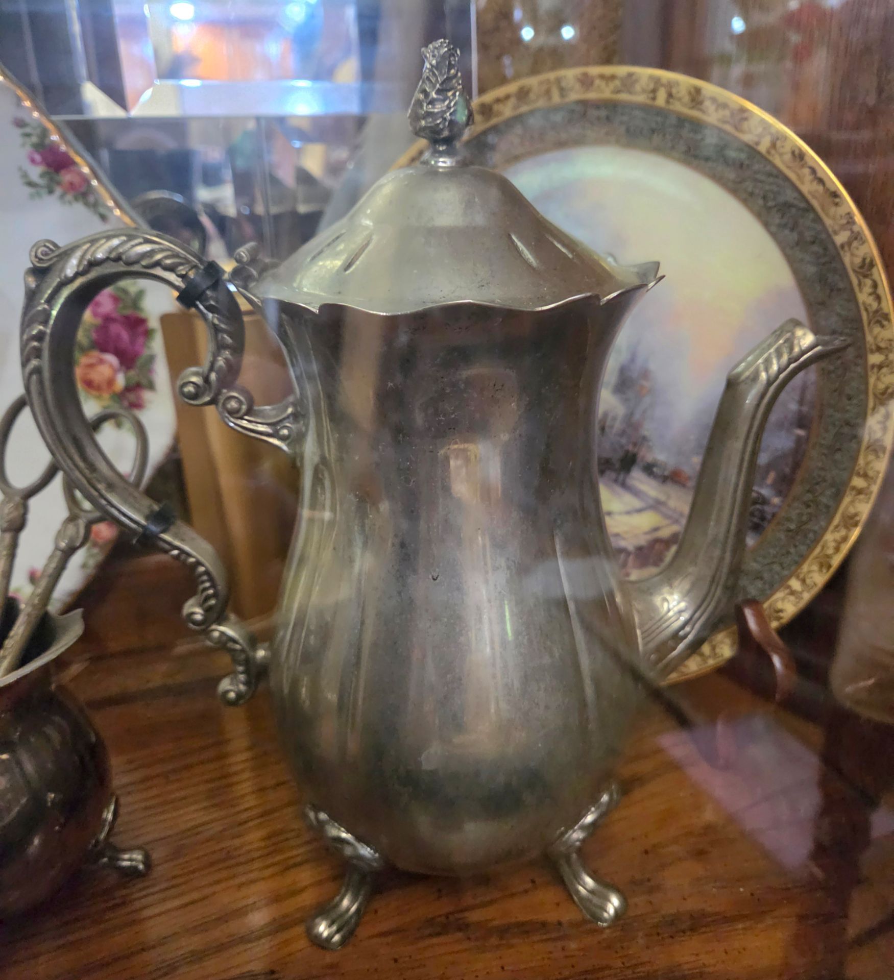 Silver Tea Pot Coffee Pot Set - photo 3