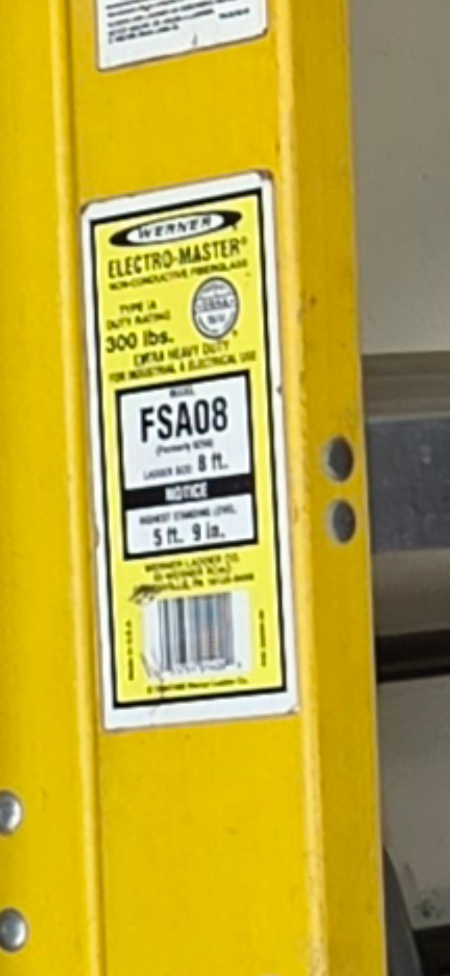 Ladder Fiberglass 8ft - photo 2