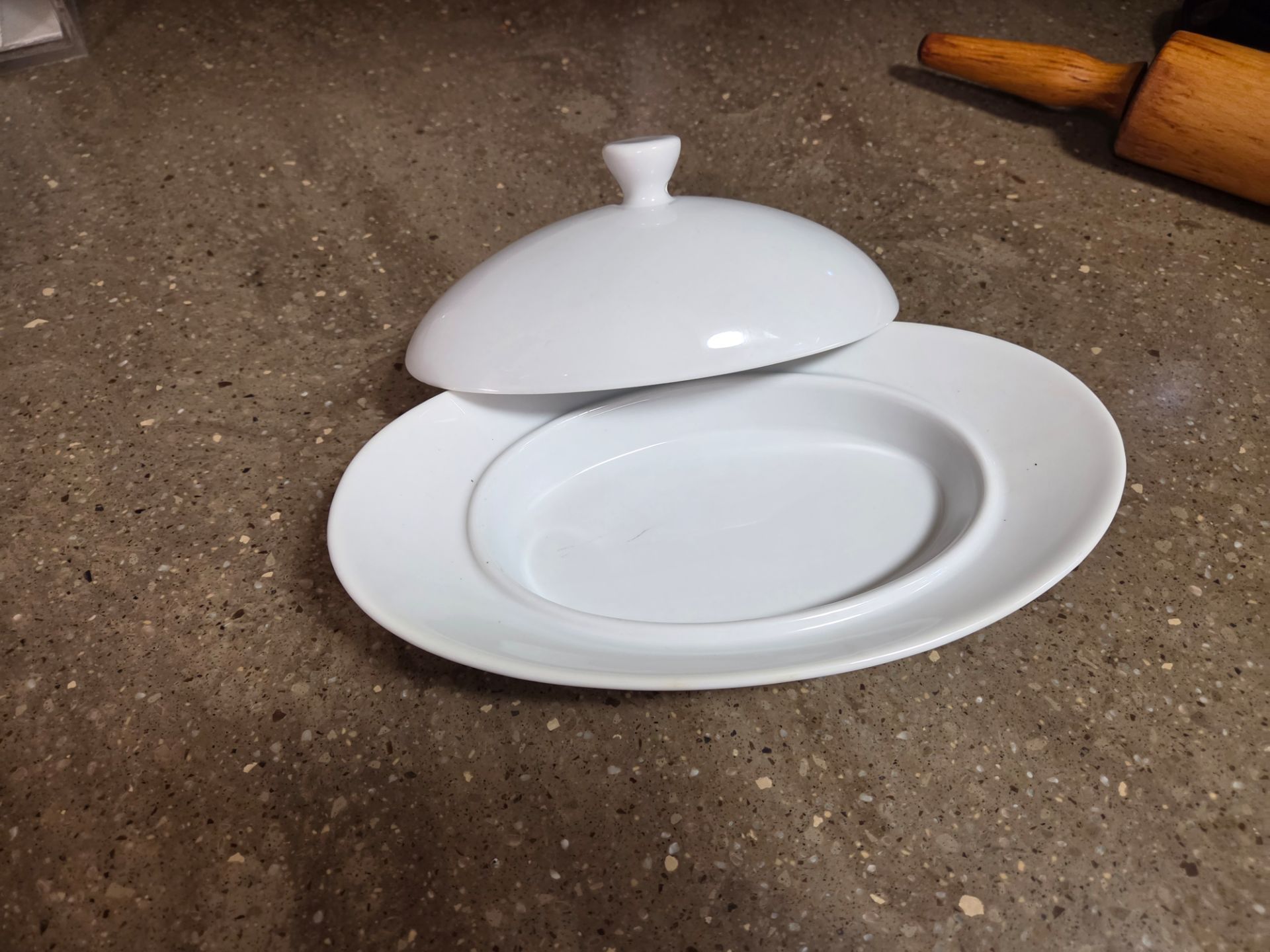 White Butter Dish - photo 2