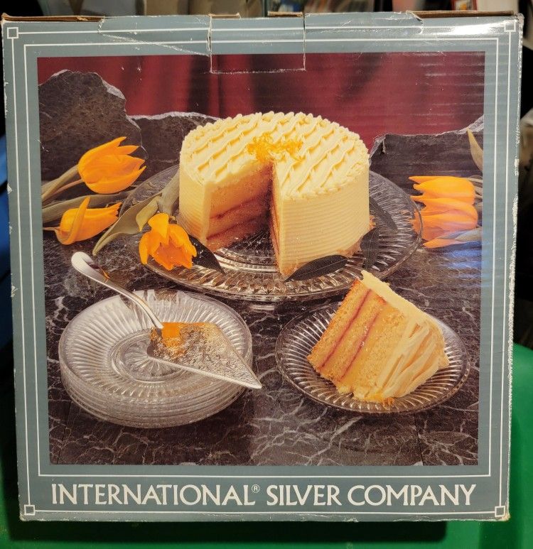 Crystal Cake Serving Set
