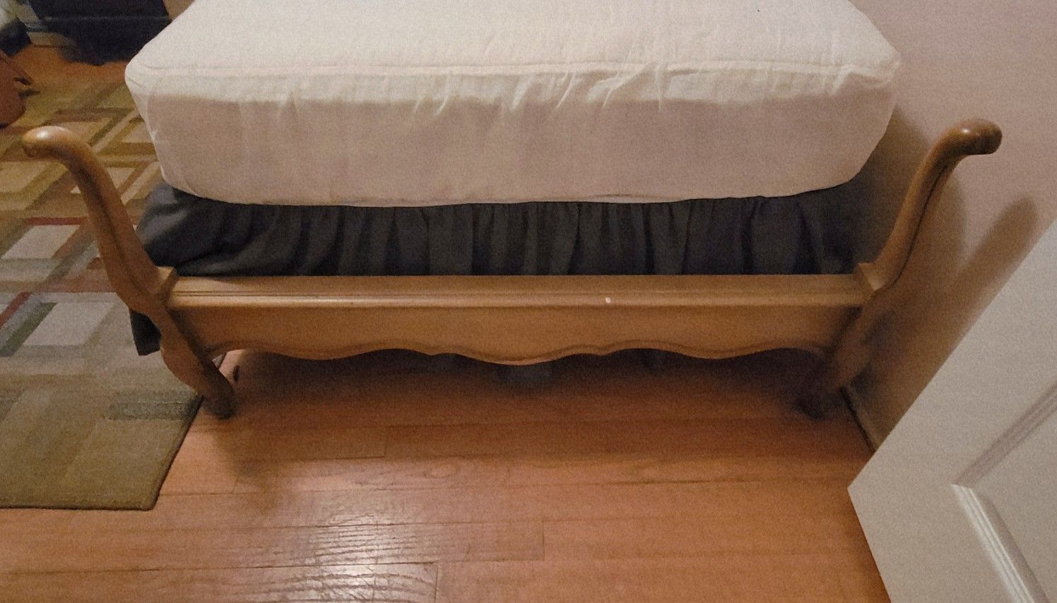 Twin French Provincial Headboard Footboard - photo 3