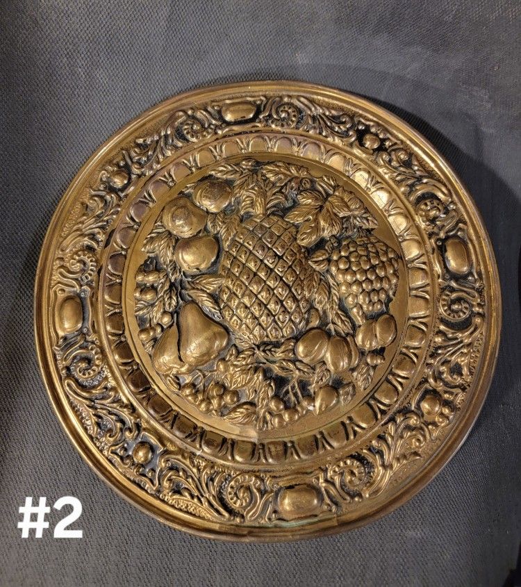 Brass Pineapple Fruit Plate - photo 2