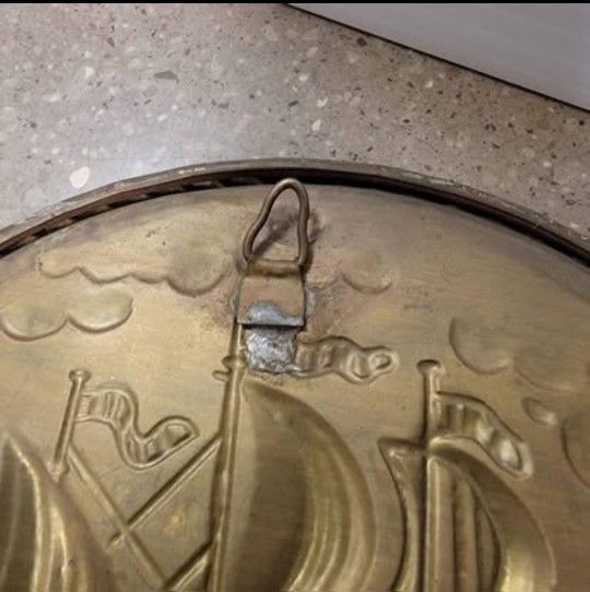 Brass Wall Nautical Plate - photo 3
