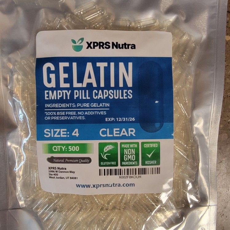 XPRS Nutra Gelatin Empty Pill Capsules - photo 2