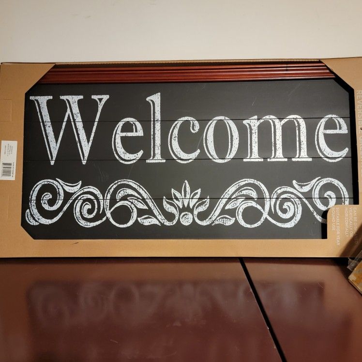 Welcome Thank You Sign