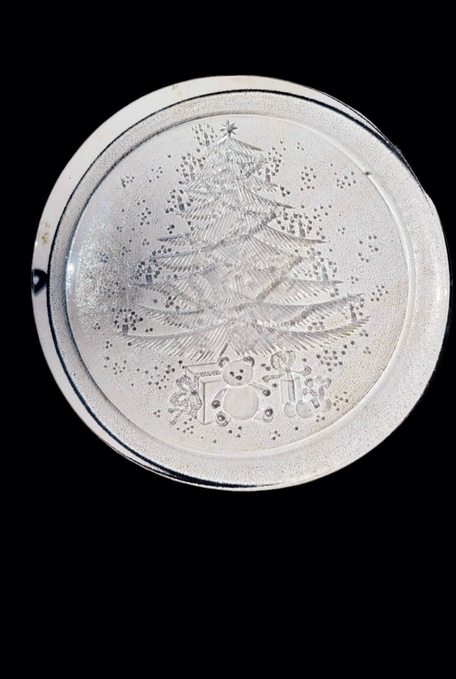 Xmas Tree Platter Plate