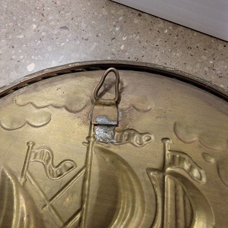 Brass Wall Nautical Plate - photo 3