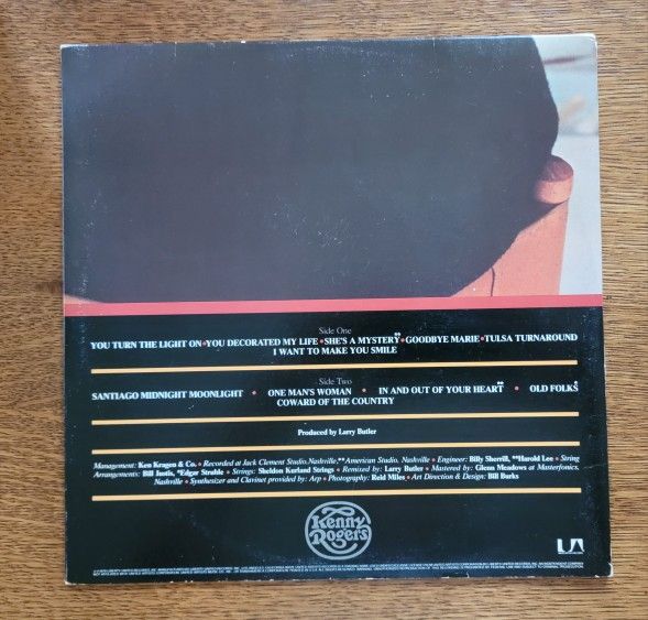 Kenny Rogers Album Vinyl LP - photo 2