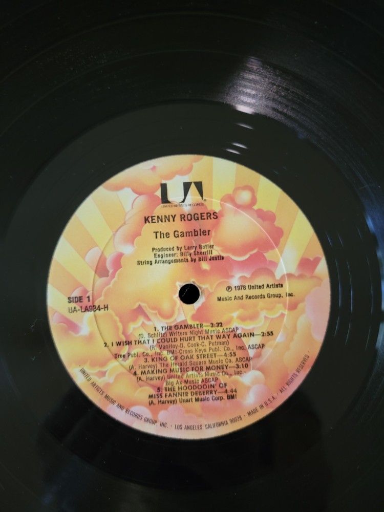 Kenny Rogers Album LP Vinyl - photo 3