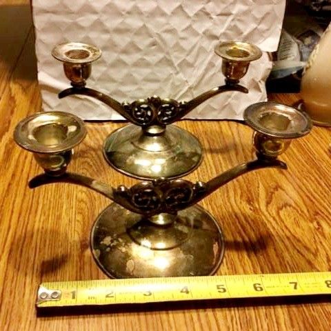 Candle Holder Double