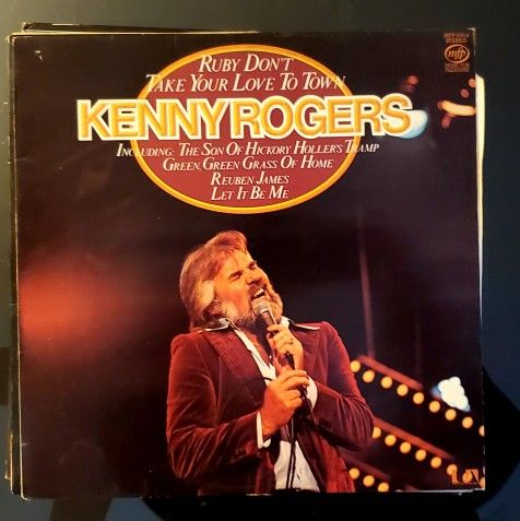 Kenny Rogers Ruby Don't Take Your Love to Town Vinyl LP