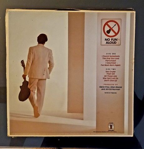 Glenn Frey No Fun Allowed Albums Record LP Vinyl Album - photo 2