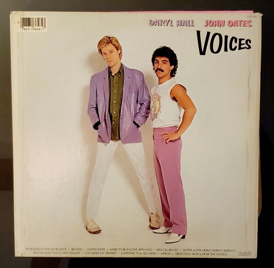 Daryl Hall & John Oates Voices Vinyl LP - photo 2