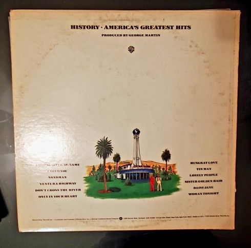 America History America's Greatest Hits Vinyl Record LP - photo 2