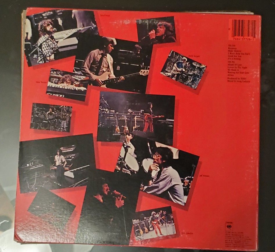 Toto Record Vinyl Album - photo 2
