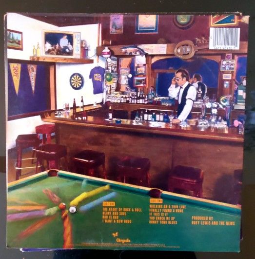 Huey Lewis And The News Sports Vinyl LP - photo 2