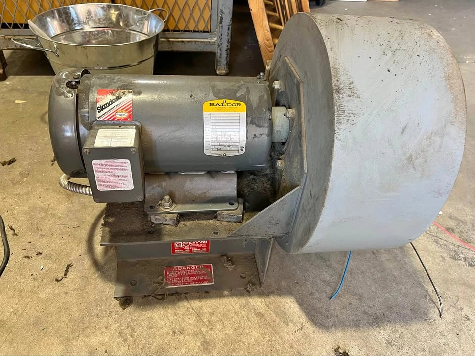 Baldor Industrial 3HP Motor with Blower